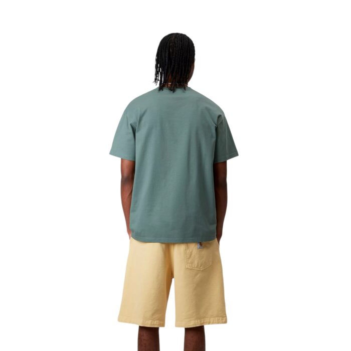 CARHARTT WIP CHASE T-SHIRT SILVER PINE GOLD - Image 4