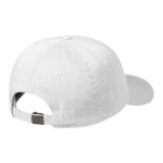 CARHARTT WIP MADISON LOGO CAP WHITE BLACK - Image 2