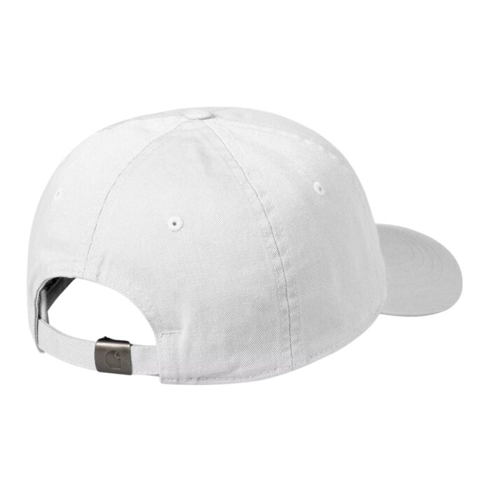 CARHARTT WIP MADISON LOGO CAP WHITE BLACK - Image 2