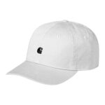 CARHARTT WIP MADISON LOGO CAP WHITE BLACK