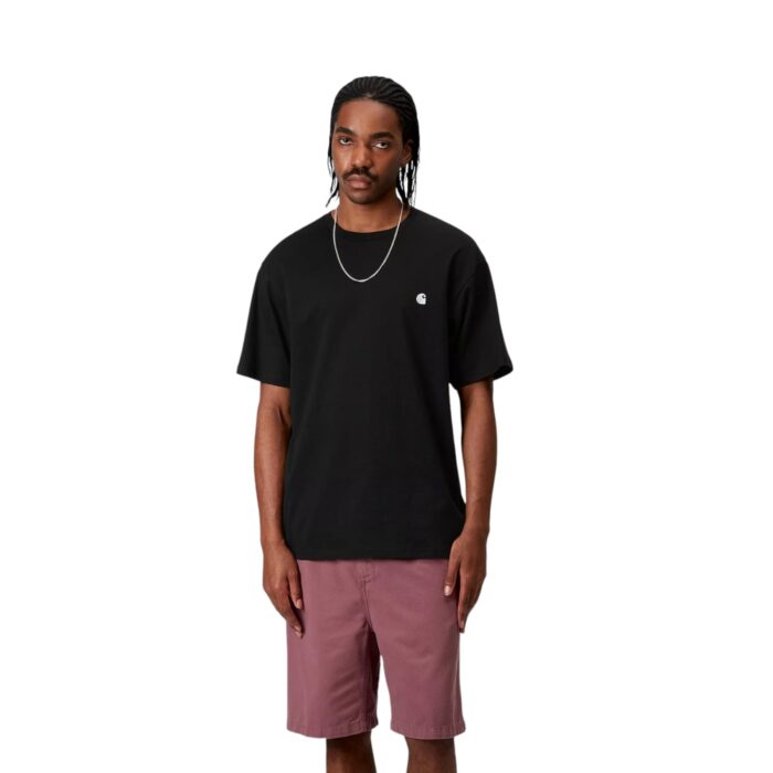 CARHARTT WIP MADISON T-SHIRT BLACK WHITE - Image 3