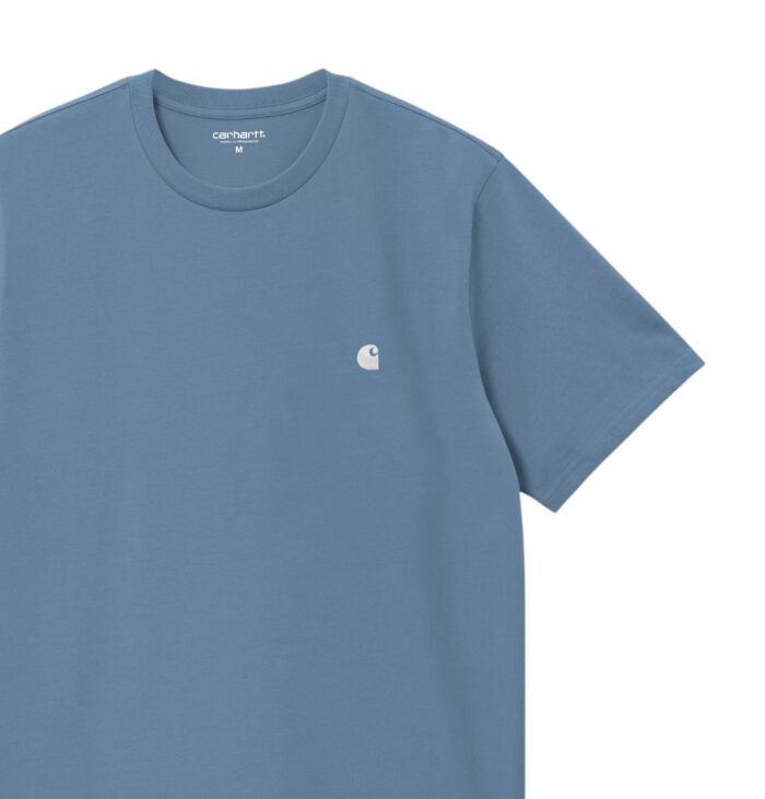 CARHARTT WIP MADISON T-SHIRT ICY WATER WHITE - Image 3