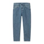 CARHARTT WIP NEWEL PANT BLUE STONE BLEACHED - Image 6