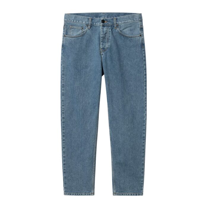 CARHARTT WIP NEWEL PANT BLUE STONE BLEACHED - Image 6
