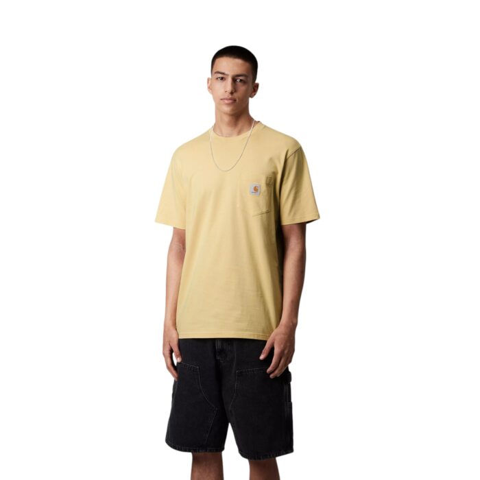 CARHARTT WIP POCKET T-SHIRT AIR YELLOW - Image 5