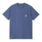 CARHARTT WIP POCKET T-SHIRT BLUE IRIS