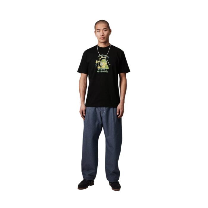 CARHARTT WIP PRECISION WORK T-SHIRT BLACK - Image 4