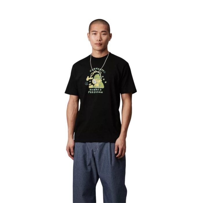 CARHARTT WIP PRECISION WORK T-SHIRT BLACK - Image 5