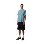 CARHARTT WIP PRECISION WORK T-SHIRT CLAY BLUE - Image 4