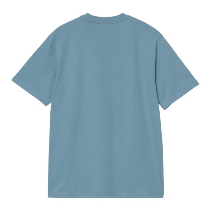 CARHARTT WIP PRECISION WORK T-SHIRT CLAY BLUE - Image 2