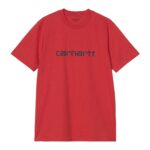 CARHARTT WIP SCRIPT T-SHIRT CHERRY SPACE