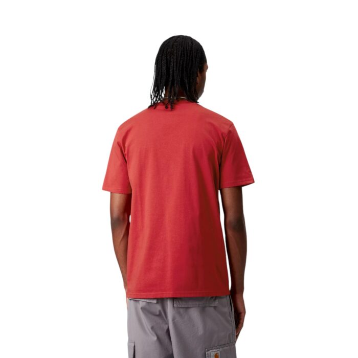 CARHARTT WIP SCRIPT T-SHIRT CHERRY SPACE - Image 4