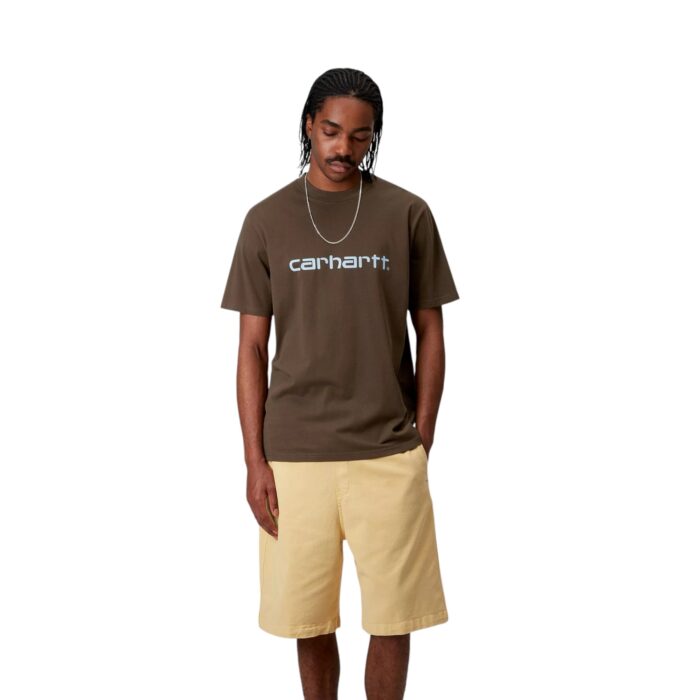 CARHARTT WIP SCRIPT T-SHIRT LIBERICA AIR SKY - Image 3