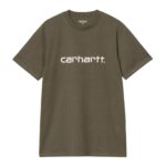 CARHARTT WIP SCRIPT T-SHIRT TURTLE AIR PINK
