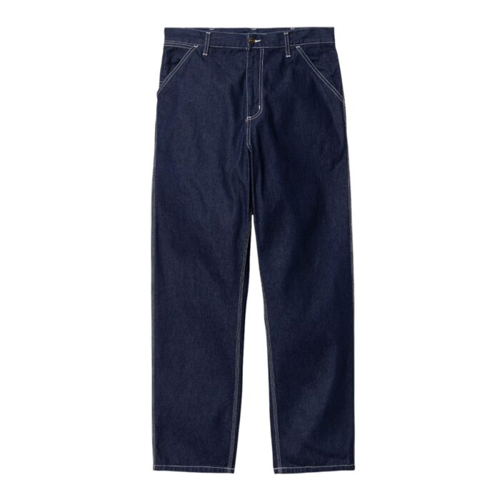 CARHARTT WIP SIMPLE PANT BLUE ONE WASH - Image 5