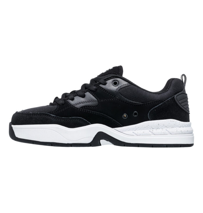 DC ASCEND SHOES BLACK BLACK WHITE - Image 2