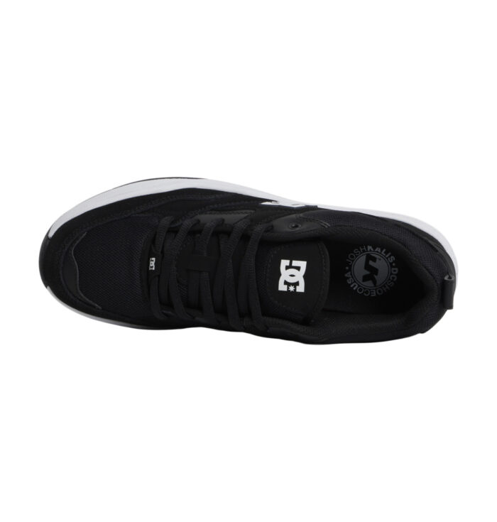 DC ASCEND SHOES BLACK BLACK WHITE - Image 3