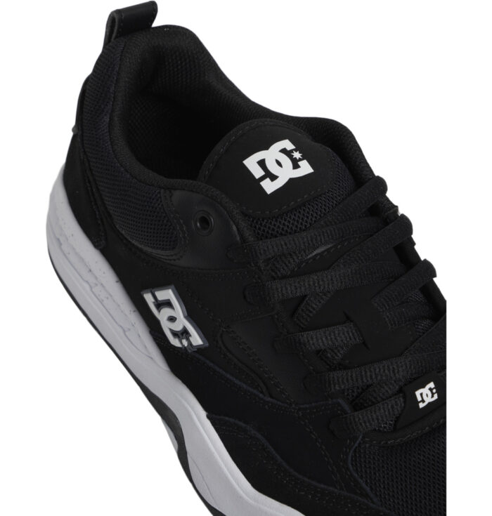 DC ASCEND SHOES BLACK BLACK WHITE - Image 6