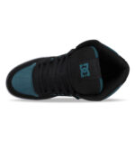 DC PURE HIGH TOP SHOES DK TEAL BLACK - Image 3