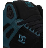 DC PURE HIGH TOP SHOES DK TEAL BLACK - Image 6