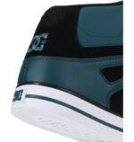 DC PURE HIGH TOP SHOES DK TEAL BLACK - Image 7