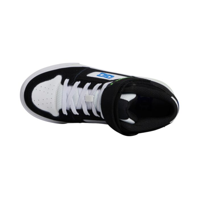DC YOUTH PURE HIGH TOP SHOES BLACK BLUE WHITE - Image 4