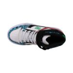 DC YOUTH PURE HIGH TOP SHOES BLUE RED WHITE - Image 4