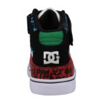 DC YOUTH PURE HIGH TOP SHOES BLUE RED WHITE - Image 6
