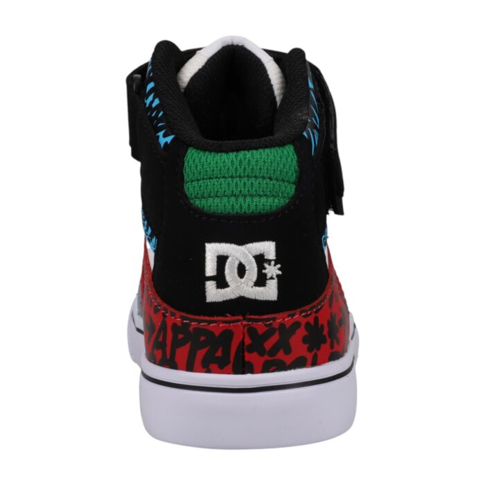 DC YOUTH PURE HIGH TOP SHOES BLUE RED WHITE - Image 6