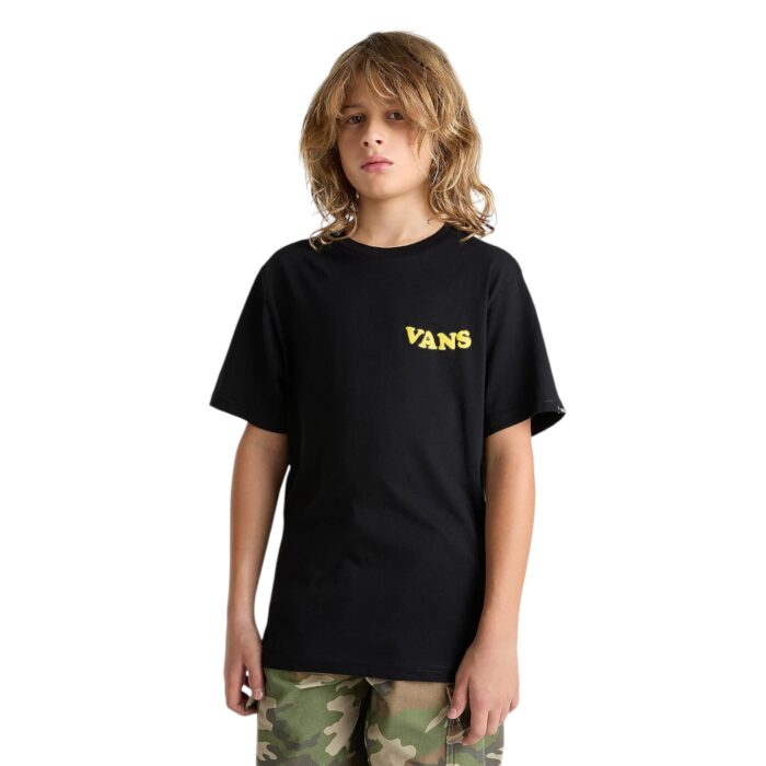 VANS BOYS HASTA LA SHAKA T-SHIRT BLACK - Image 3