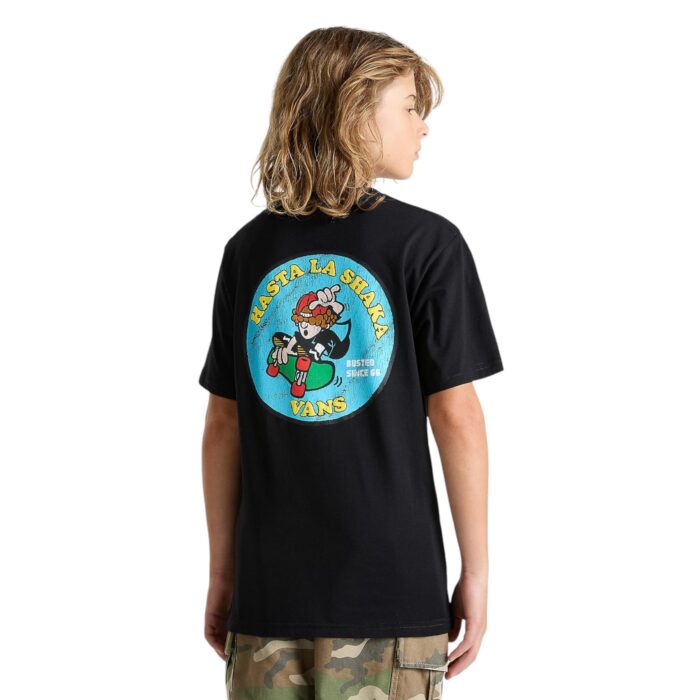VANS BOYS HASTA LA SHAKA T-SHIRT BLACK - Image 4