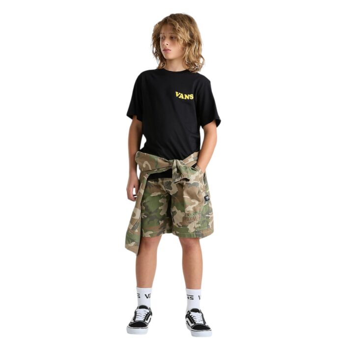 VANS BOYS HASTA LA SHAKA T-SHIRT BLACK - Image 5