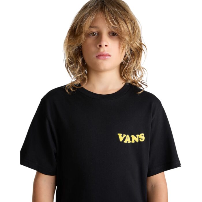 VANS BOYS HASTA LA SHAKA T-SHIRT BLACK - Image 6