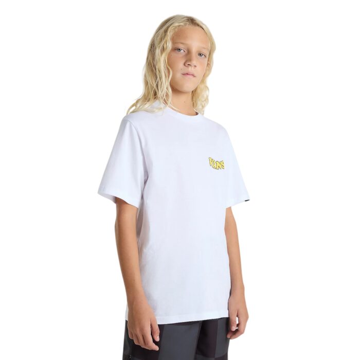 VANS BOYS HASTA LA SHAKA T-SHIRT WHITE - Image 3