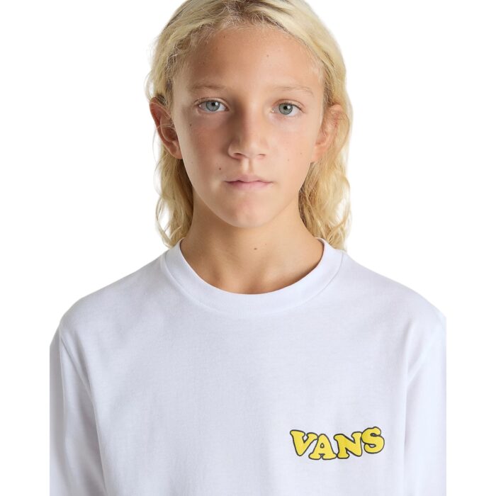 VANS BOYS HASTA LA SHAKA T-SHIRT WHITE - Image 6