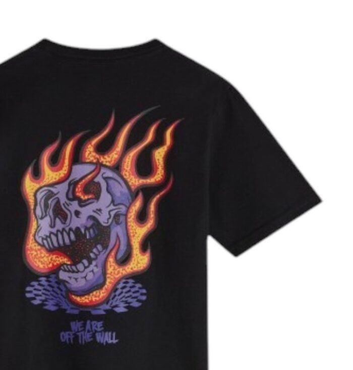 VANS BOYS VORTEX T-SHIRT BLACK - Image 3