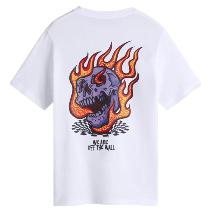 VANS BOYS VORTEX T-SHIRT WHITE - Image 2