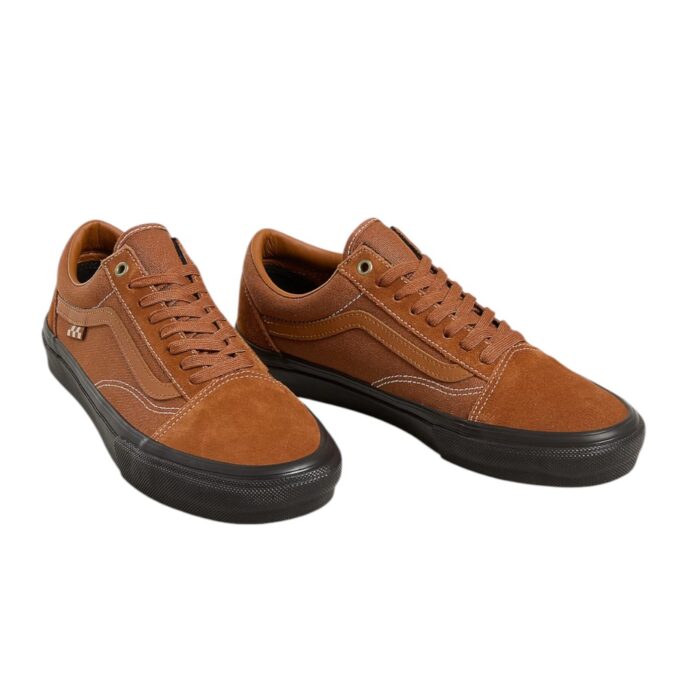 VANS SKATE OLD SKOOL SHOES SIENNA CHOCOLATE - Image 2