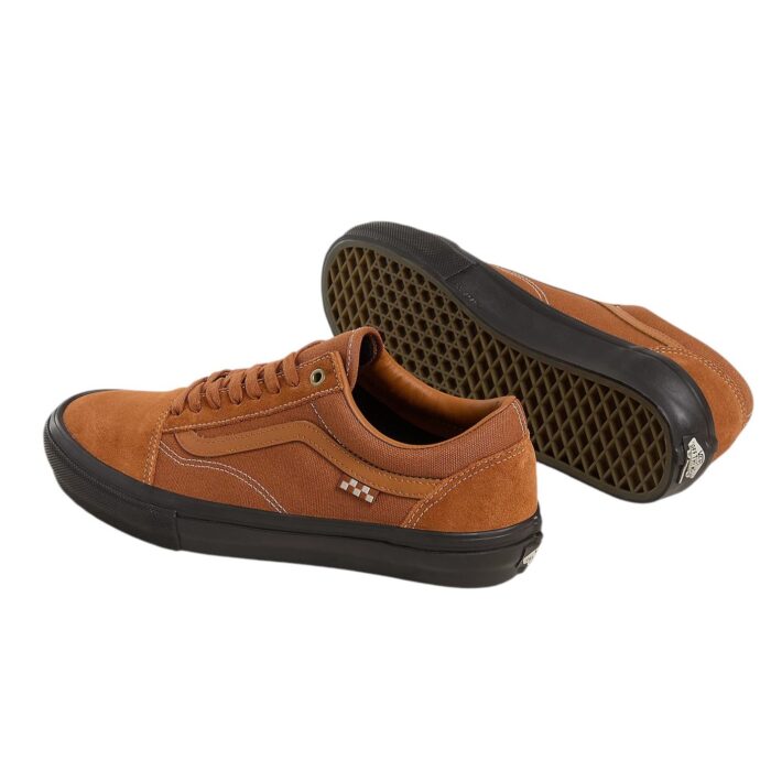 VANS SKATE OLD SKOOL SHOES SIENNA CHOCOLATE - Image 3