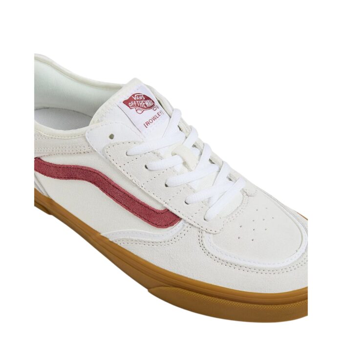 VANS SKATE ROWLEY SHOES RED WHITE GUM - Image 4