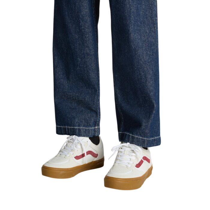 VANS SKATE ROWLEY SHOES RED WHITE GUM - Image 5