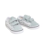 VANS TODDLER OLD SKOOL V SHOES COLOR THEORY CHECKERBOARD - Image 2