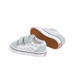 VANS TODDLER OLD SKOOL V SHOES COLOR THEORY CHECKERBOARD - Image 3