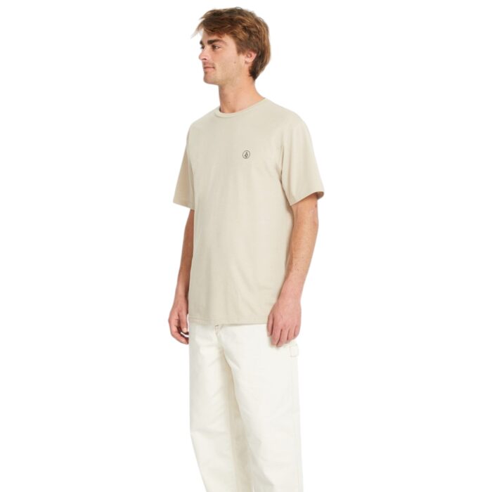 VOLCOM CIRCLE BLANKS T-SHIRT LIGHT KHAKI - Image 5