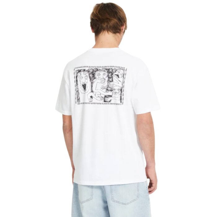 VOLCOM CRAZYBAL T-SHIRT WHITE - Image 2