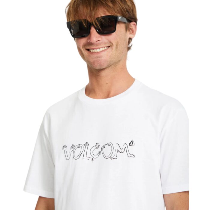 VOLCOM CRAZYBAL T-SHIRT WHITE - Image 6