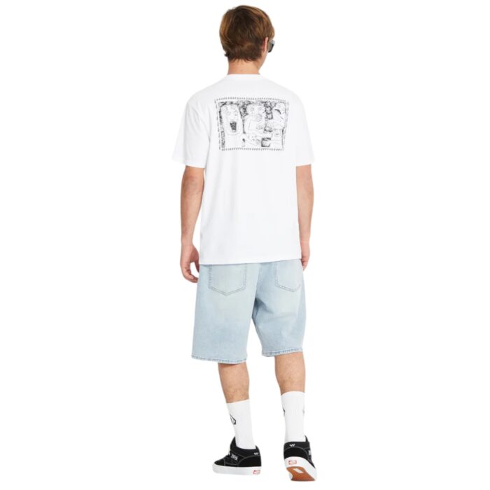 VOLCOM CRAZYBAL T-SHIRT WHITE - Image 8