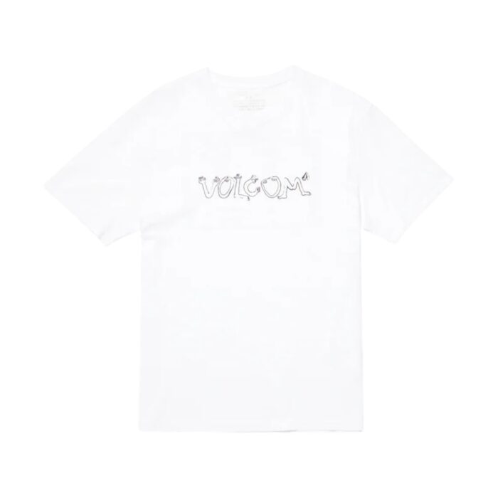 VOLCOM CRAZYBAL T-SHIRT WHITE - Image 10