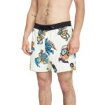 VOLCOM FA BOB MOLLEMA TRUNK 16 BOARDSHORT LIGHT BEIGE - Image 3
