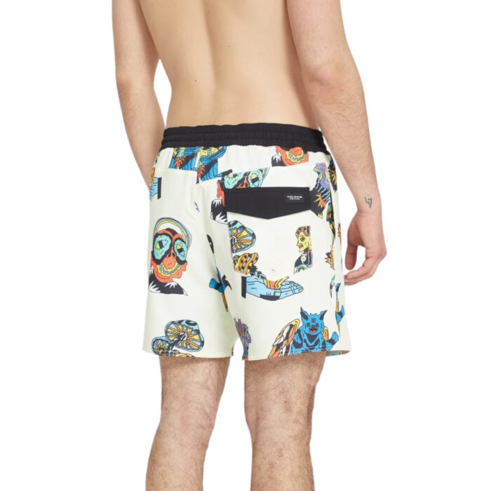 VOLCOM FA BOB MOLLEMA TRUNK 16 BOARDSHORT LIGHT BEIGE - Image 4